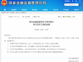 30亿元！今年首单银行二永债公示“补血”批文花落贵州银行，去年发行规模超1.6万亿