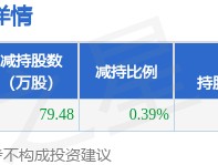 1月10日新城市发布公告，其股东减持79.48万股