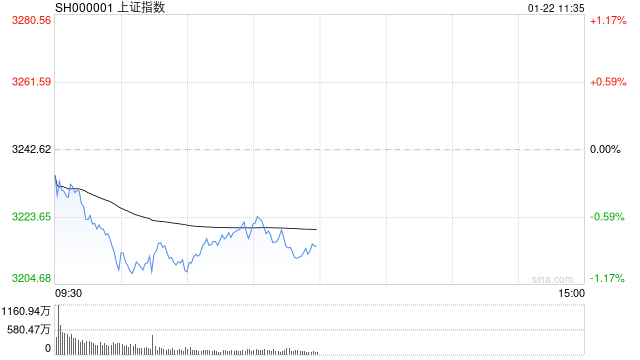 午评：指数早盘弱势震荡 AI智算概念逆势走强